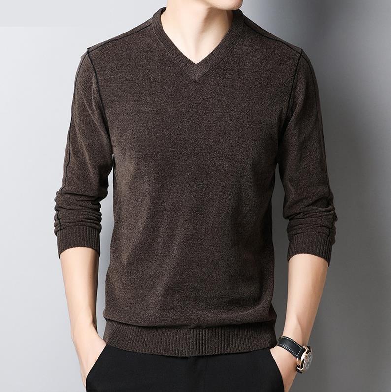 new autumn winter sweater men V-neck long sleeve sweaters male pp44 201118