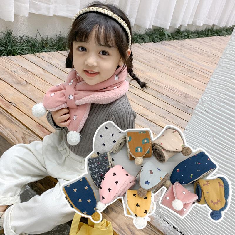 Autumn and winter new products lamb plush children's scarf quilted men and women baby hair ball cross bib
Autumn and winter new products lamb plush children's scarf quilted men and women baby hair ball cross bib