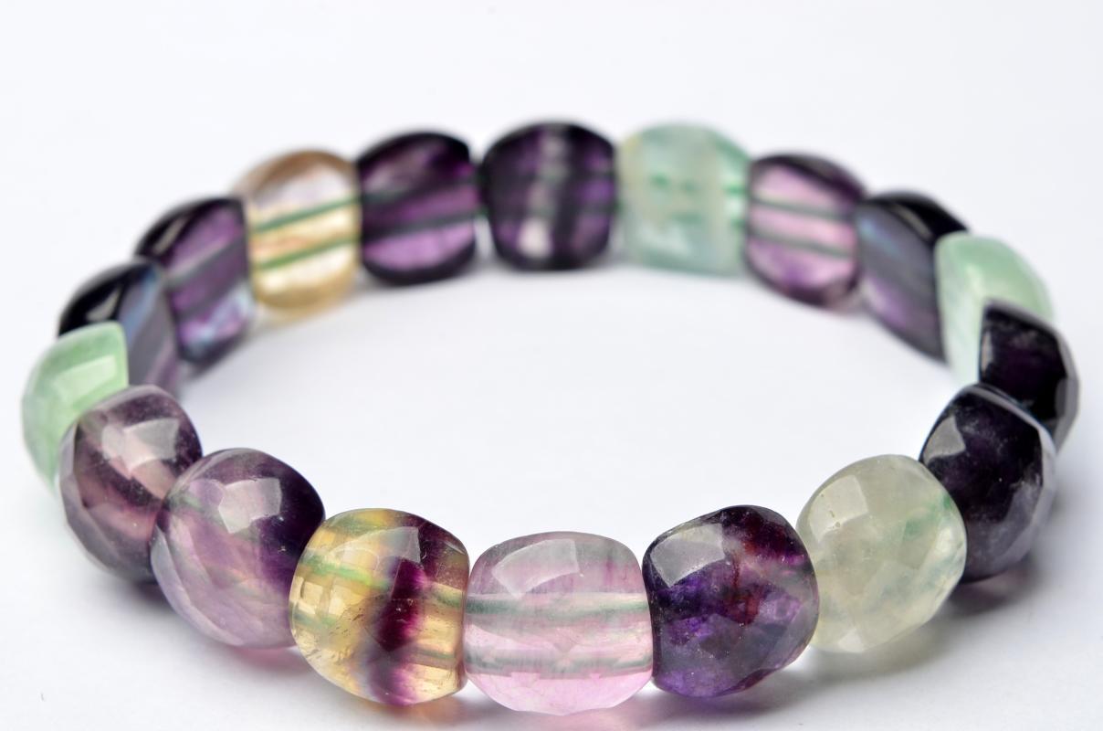 Natural fluorite Bracelets Geometry Long Beaded Stone/Bracelet Elastic Bangle1, Black
Natural fluorite Bracelets Geometry Long Beaded Stone/Bracelet Elastic Bangle1, Black