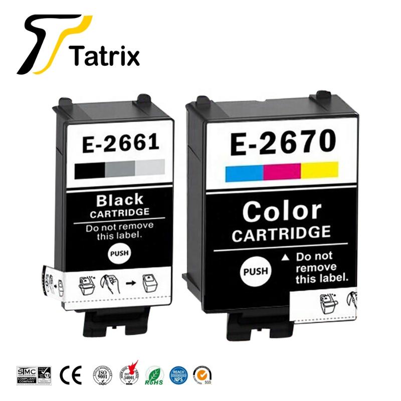 Tatrix For T2661 T2670 T266 266 267 Pigment Compatible Cartridge For Workforce WF-100W WF100W printer Europe
Tatrix For T2661 T2670 T266 266 267 Pigment Compatible Cartridge For Workforce WF-100W WF100W printer Europe