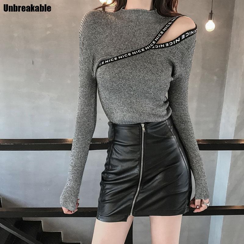 Letter Appliques Off Shoulder Sweater High Elastic Sweters Women Winter 2021 Korean Style Women Pullover Pull Femme, Black
Letter Appliques Off Shoulder Sweater High Elastic Sweters Women Winter 2021 Korean Style Women Pullover Pull Femme, Black