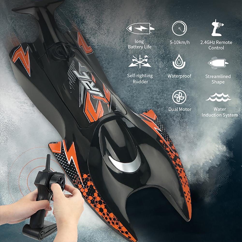 2.4G RC Lobster Remote Control Rowing Boat Lasting Life Water Ship Model High Speed Competitive Electric Remote Control Boat, Black
2.4G RC Lobster Remote Control Rowing Boat Lasting Life Water Ship Model High Speed Competitive Electric Remote Control Boat, Black