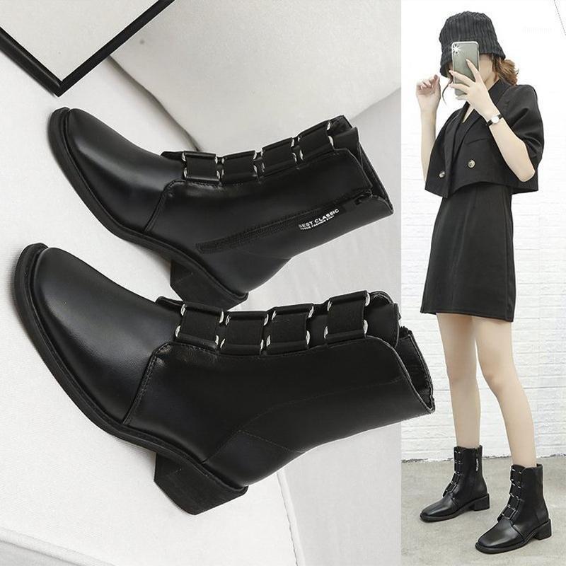 Women Square Heels Winter Ankle Boots Ladies Warm Plush Women's Zipper Platform Female Footwear PU Leather Boots Fashion1, Black 
Women Square Heels Winter Ankle Boots Ladies Warm Plush Women's Zipper Platform Female Footwear PU Leather Boots Fashion1, Black