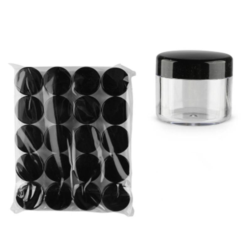 Empty Cream Jar Clear Bottle Containers Black Cap Jars Plastic Packaging Pot Cosmetics Refillable Box 3g 5g 10g 15g 20g
Empty Cream Jar Clear Bottle Containers Black Cap Jars Plastic Packaging Pot Cosmetics Refillable Box 3g 5g 10g 15g 20g