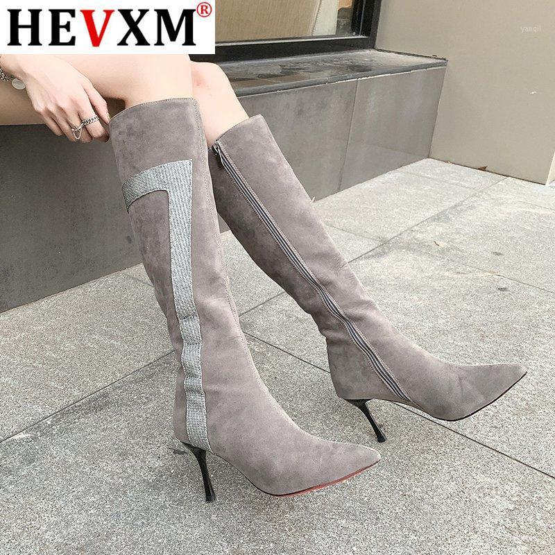 Women's Knee-High Suede Long Boots Fashion Winter Zipper Flock Thin High Stiletto Heel Party Pointed Toe Long Boots botas mujer1, Black
Women's Knee-High Suede Long Boots Fashion Winter Zipper Flock Thin High Stiletto Heel Party Pointed Toe Long Boots botas mujer1, Black