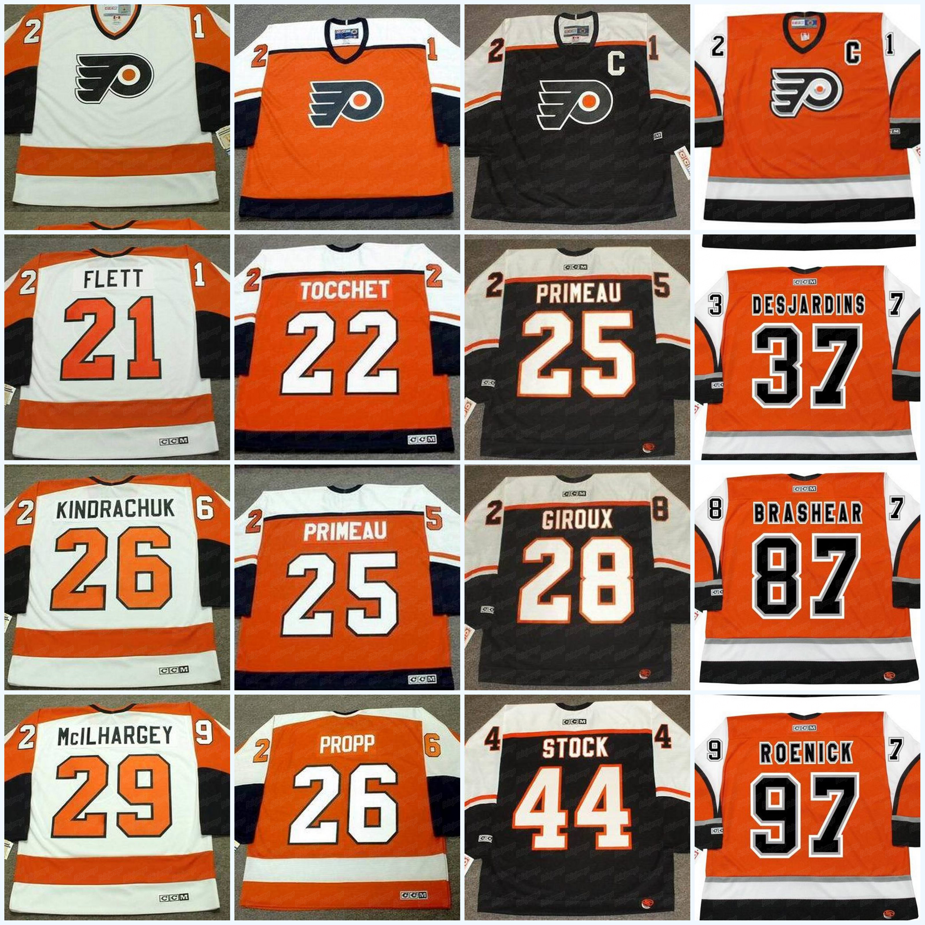 20 JIM WATSON 1974 Philadelphia Flyers Hockey Jerseys BILL FLETT DAVE BROWN RICK TOCCHET KEITH PRIMEAU OREST KINDRACHUK CLAUDE GIROUX, 28 claude giroux 1990's black
20 JIM WATSON 1974 Philadelphia Flyers Hockey Jerseys BILL FLETT DAVE BROWN RICK TOCCHET KEITH PRIMEAU OREST KINDRACHUK CLAUDE GIROUX, 28 claude giroux 1990's black
