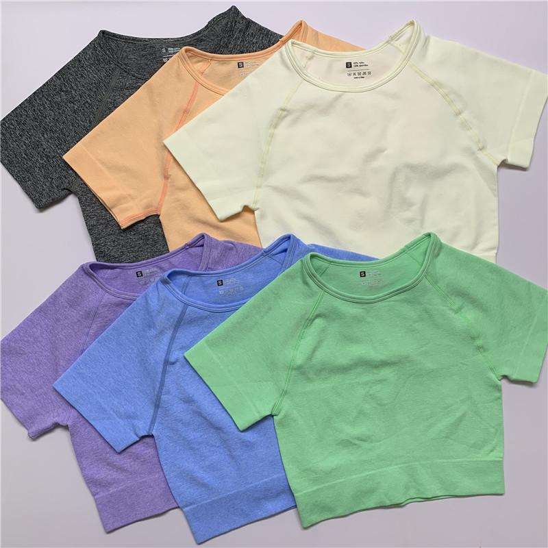Women's Fitness Sport Crop Top Solid Yoga Top Seamless Yoga Shirt Short Sleeve Crop Women Sport Shirt Gym Women 6 Colors, Orange top
Women's Fitness Sport Crop Top Solid Yoga Top Seamless Yoga Shirt Short Sleeve Crop Women Sport Shirt Gym Women 6 Colors, Orange top