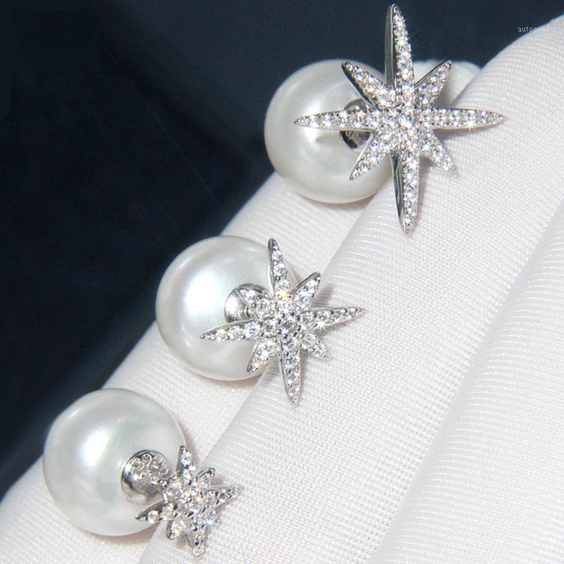 Stud SLJELY Fashion S925 Sterling Silver Mono Fine Star Earring Cubic Zirconia Stones Pearl Women Jewelry1
Stud SLJELY Fashion S925 Sterling Silver Mono Fine Star Earring Cubic Zirconia Stones Pearl Women Jewelry1