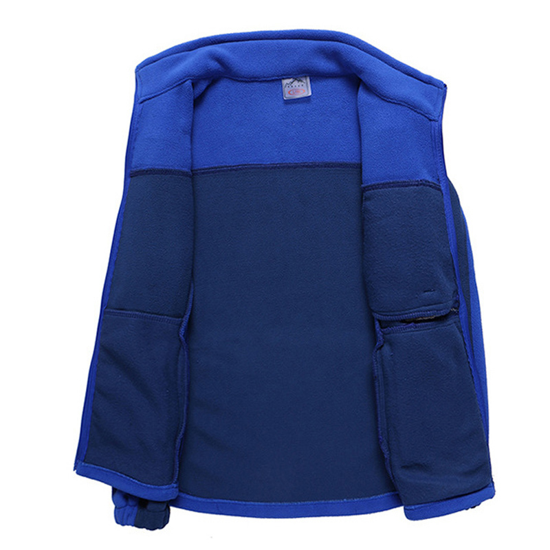 THE ARCTIC LIGHT Outdoor Hiking Thicken Fleece Liner Jacket Man Autumn Winter Polar Thermal Coats Cashmere Cardigan High Quality 201114