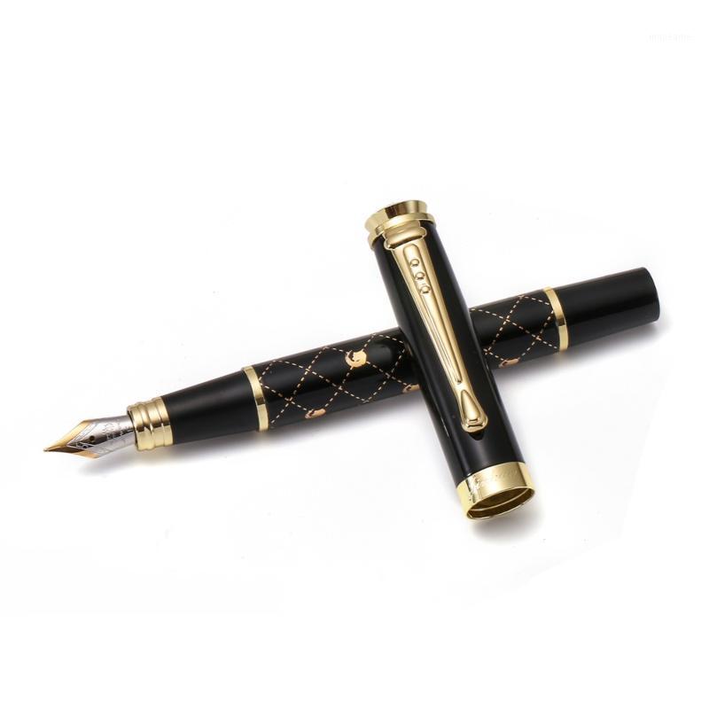 Luxury Venice Fountain ink pen Checkered pattern Spiral white Gold trim Fine nib Jinhao 500 Office finance School supplies F4891, Red
Luxury Venice Fountain ink pen Checkered pattern Spiral white Gold trim Fine nib Jinhao 500 Office finance School supplies F4891, Red
