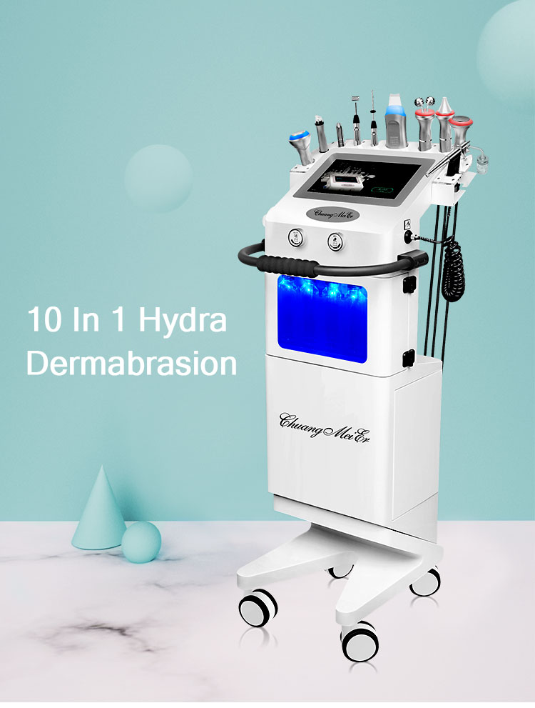 Vertical Hydra facial cleaning Microdermabrasion H2O2 oxygen beauty machine with high powerful vacuum pump aqua peel oxygen beauti equipment