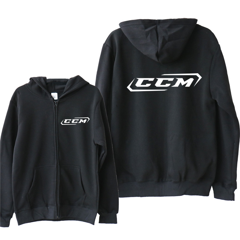 New CCM Hoodies Autumn Fleece Zipper Jacket CCM Sweatshirt Men Pullover Y201001