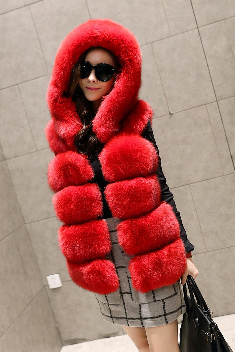 Jacket Hooded Natural Coat Woman Real Vest For Women' Genuine Fur Waistcoat Plus Size, Red
Jacket Hooded Natural Coat Woman Real Vest For Women' Genuine Fur Waistcoat Plus Size, Red