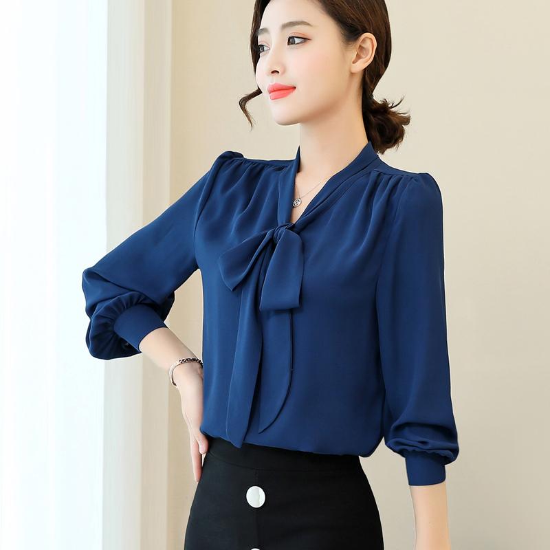 Women 2020 New Shirt Spring Autumn Chiffon Shirts Women' Wear Tops Fashion Bow Long Sleeve Blouse Casual Plus Size Blouses, White
Women 2020 New Shirt Spring Autumn Chiffon Shirts Women' Wear Tops Fashion Bow Long Sleeve Blouse Casual Plus Size Blouses, White