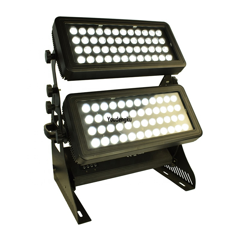 6pcs Waterproof wall washer 96x15w RGBWA 5in1 led wallwasher indoor and outdoor double LED city color light