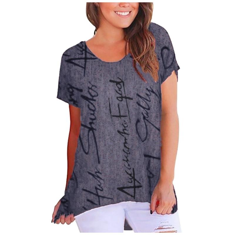 5xl Plus Size Women Tunic Blouses Summer Fashion Casual O-neck Letter Print Shirt Short Sleeve Blouse Blusas Mujer De Moda 2021, Blue
5xl Plus Size Women Tunic Blouses Summer Fashion Casual O-neck Letter Print Shirt Short Sleeve Blouse Blusas Mujer De Moda 2021, Blue