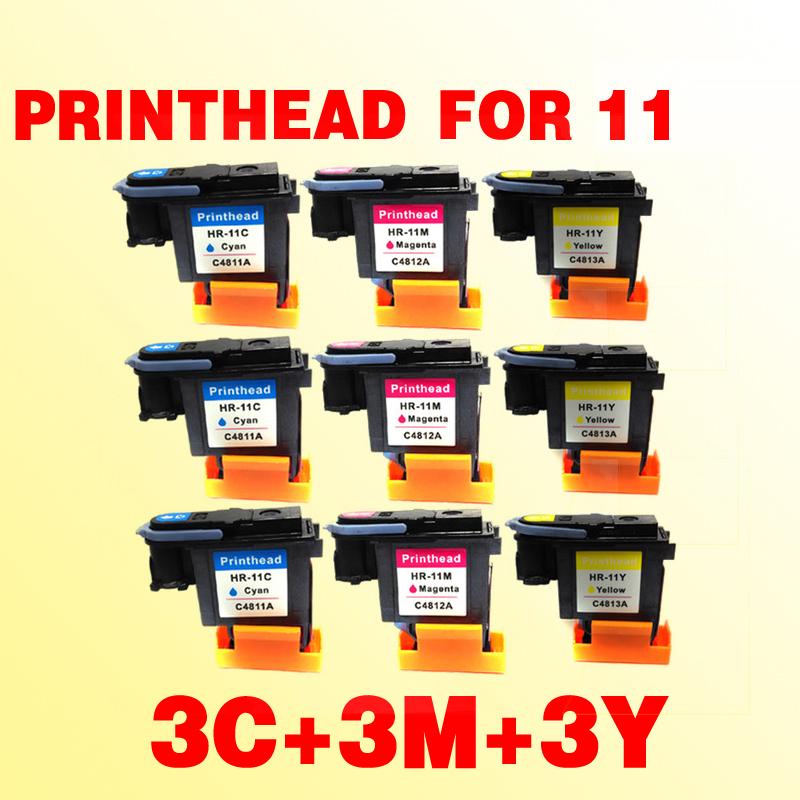 3C+3M+3Y compatible FOR 11 printhead C4810A C4811A C4812A C4813A for designjet 100 10 110 111 120 20 500 50 70 800
3C+3M+3Y compatible FOR 11 printhead C4810A C4811A C4812A C4813A for designjet 100 10 110 111 120 20 500 50 70 800