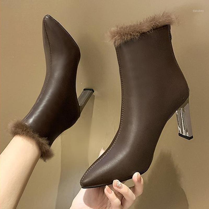 2020 Woman Warm Plush Ankle Top High Heels Women's Fashion Zipper Pump Boots Pointed Women Autumn Short Boots Winter Shoes1, Black
2020 Woman Warm Plush Ankle Top High Heels Women's Fashion Zipper Pump Boots Pointed Women Autumn Short Boots Winter Shoes1, Black