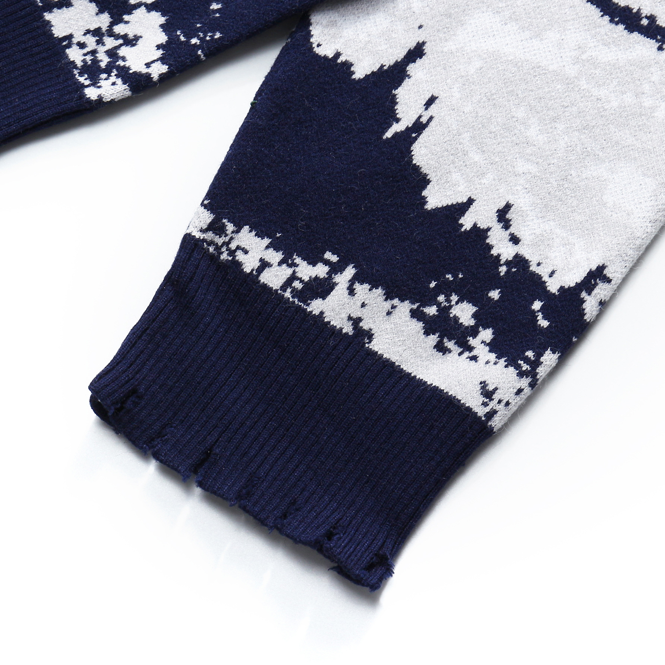 Snow Mountain Men Knitted Sweater Harajuku Men Clothing Hip Hop Pullover Men Streetwear Sweater Oversize Loose Knitwear 201224