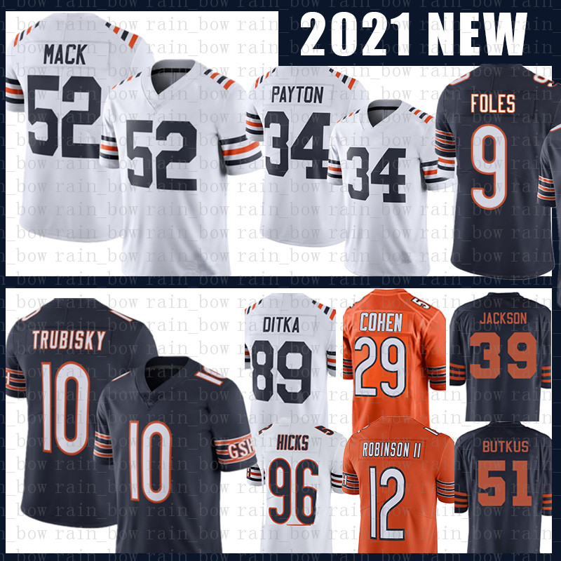 9 Nick Foles 52 Khalil Mack Mitchell Trubisky Football Jersey Allen Robinson II Walter Payton Cole Kmet Mike Ditka Eddie Jackson Smith Hicks, Jersey(xiongdui
9 Nick Foles 52 Khalil Mack Mitchell Trubisky Football Jersey Allen Robinson II Walter Payton Cole Kmet Mike Ditka Eddie Jackson Smith Hicks, Jersey(xiongdui
