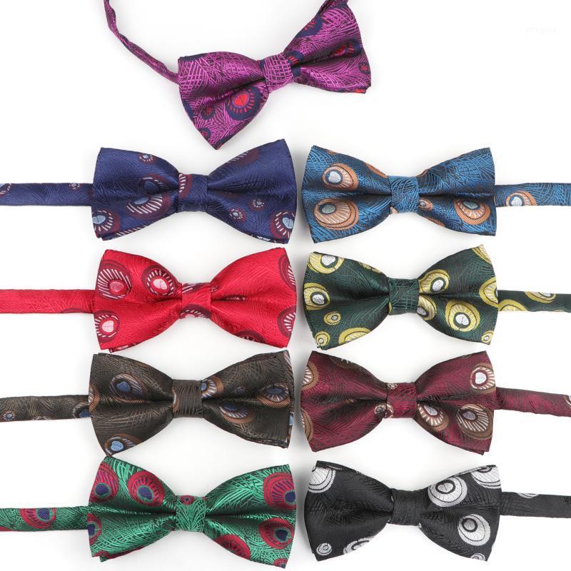 Neck Ties Men's Polyester Bow Tie Fashion Peacock Feather Bowties 12cm*6cm Business Party Wedding Luxury Bowtie1
Neck Ties Men's Polyester Bow Tie Fashion Peacock Feather Bowties 12cm*6cm Business Party Wedding Luxury Bowtie1