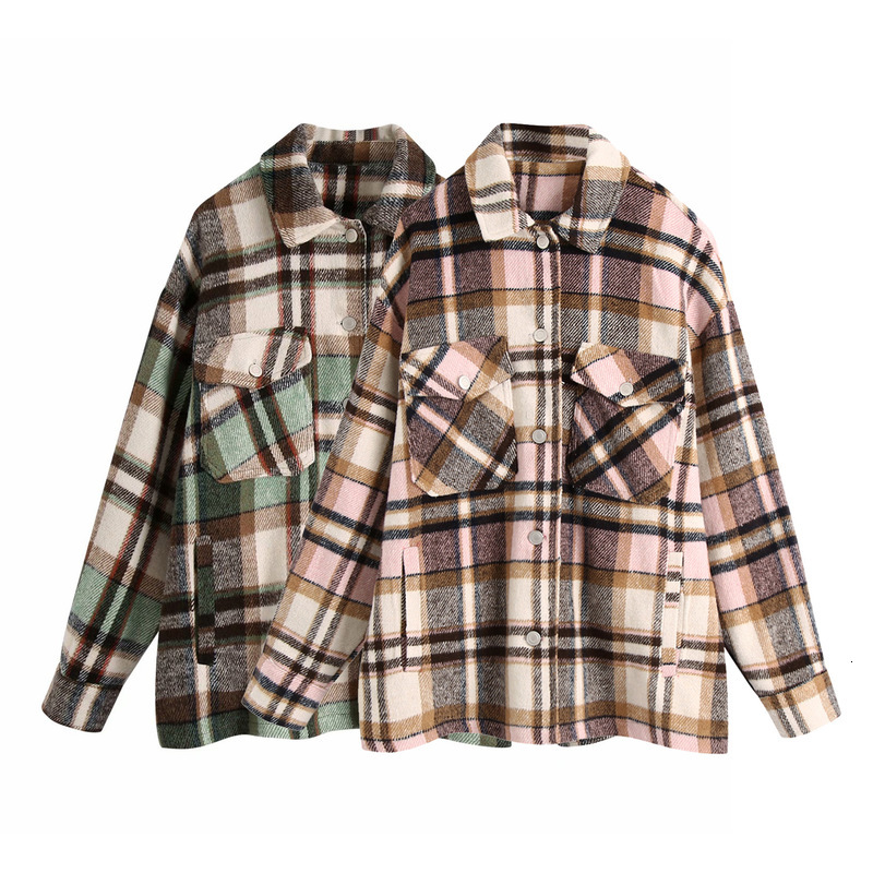 2021 New Bb Fall Europe and the United States Women's Wear Loose Vintage Plaid Shirt Jacket 8gob, Pink
2021 New Bb Fall Europe and the United States Women's Wear Loose Vintage Plaid Shirt Jacket 8gob, Pink