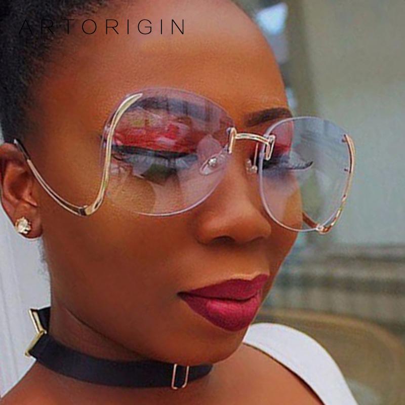 ARTORIGIN Rimless Sunglasses Women Gradient Tint Glasses Bend Leg Ladies Sun Glasses Oculos Lunette Femme AT120
ARTORIGIN Rimless Sunglasses Women Gradient Tint Glasses Bend Leg Ladies Sun Glasses Oculos Lunette Femme AT120