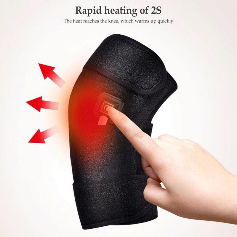 3-speed Temperature Heated Knee Pads Breathable USB Charging Electric Knee Therapy Brace Thermal Heating Massager Support, Black
3-speed Temperature Heated Knee Pads Breathable USB Charging Electric Knee Therapy Brace Thermal Heating Massager Support, Black