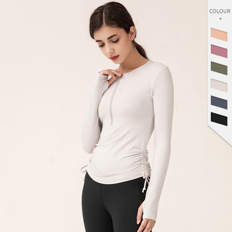 Woman Straps Running Sports Tight Quickdrying Clothes Stretch Fitness Yoga Long Sleeves Yoga Tops Women Workout Shirt Shirt, Foggy white
Woman Straps Running Sports Tight Quickdrying Clothes Stretch Fitness Yoga Long Sleeves Yoga Tops Women Workout Shirt Shirt, Foggy white
