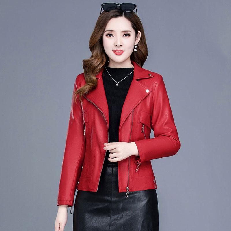 Women's Leather Jacket Spring And Autumn Short 2020 New Fashion Jacket Wild Locomotive Female Leather Coat Women Clothing Black
Women's Leather Jacket Spring And Autumn Short 2020 New Fashion Jacket Wild Locomotive Female Leather Coat Women Clothing Black