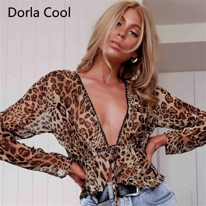 New Female Leopard Retro Printed Blouse Deep Sexy Strips After Night Club Party Shirt Sleeves Long Tops Shredded Lace 0nwj, Camel
New Female Leopard Retro Printed Blouse Deep Sexy Strips After Night Club Party Shirt Sleeves Long Tops Shredded Lace 0nwj, Camel