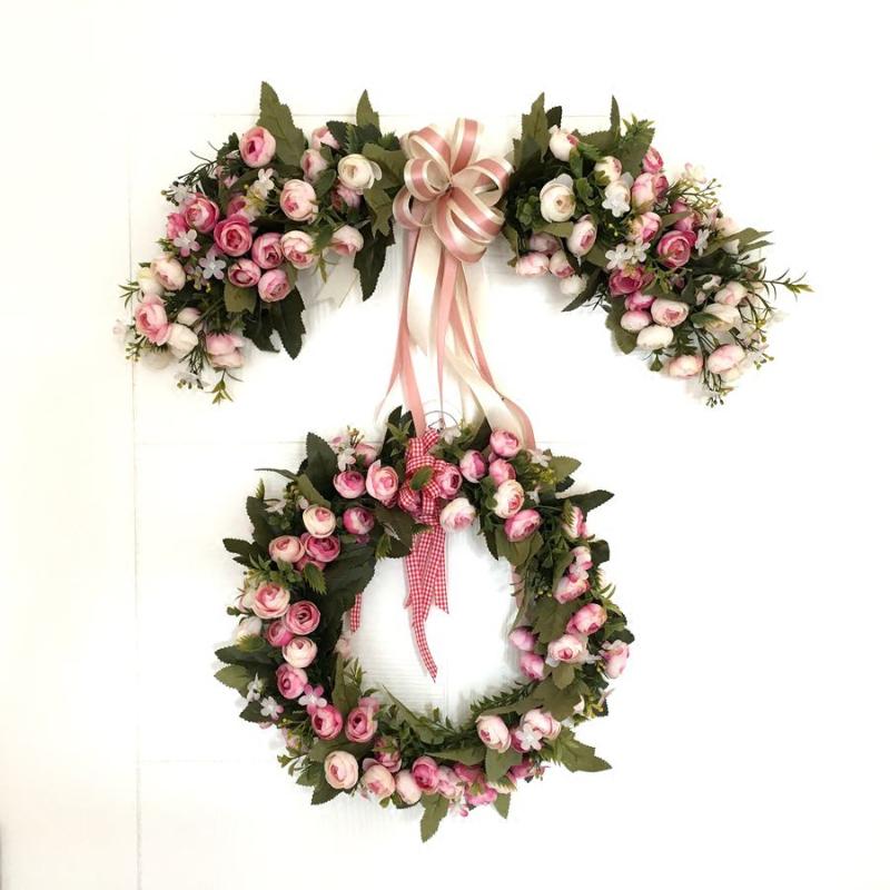 Door Wreath Hanging Garland Ornaments Christmas Pendant Love Flower Wedding Wreath Wall Lintel Simulation, Style3
Door Wreath Hanging Garland Ornaments Christmas Pendant Love Flower Wedding Wreath Wall Lintel Simulation, Style3