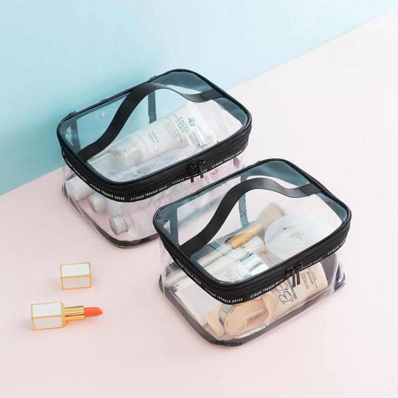 Simple Transparent Cosmetic bag PVC Waterproof Travel Washer Bag Women Men multifunction Makeup Cosmetic storage bags1
Simple Transparent Cosmetic bag PVC Waterproof Travel Washer Bag Women Men multifunction Makeup Cosmetic storage bags1