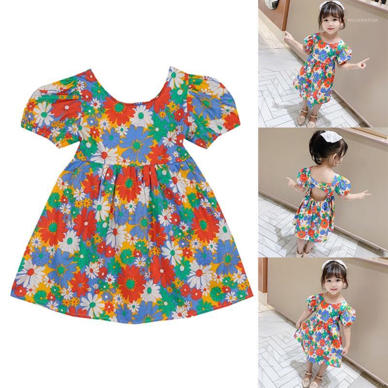 summer girl baby clothing newborn infant dress print flower jumpsuit dress cotton summer baby dresses1, Beige 
summer girl baby clothing newborn infant dress print flower jumpsuit dress cotton summer baby dresses1, Beige