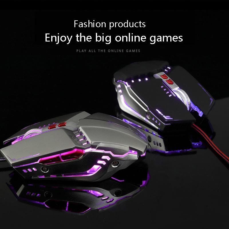 Mouse Wired USB Mouse For Computer PC 800DPI 1600DPI Ergonomic Shape 7 Buttons Mice For PC Laptop Gamer
Mouse Wired USB Mouse For Computer PC 800DPI 1600DPI Ergonomic Shape 7 Buttons Mice For PC Laptop Gamer