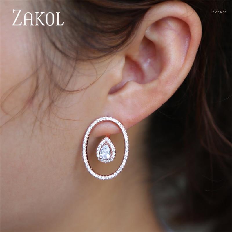 Dangle & Chandelier ZAKOL Round Cutout Design Cubic Zirconia Water Drop Earrings For Women Wedding Dinner Anniversary Birthday Gift Jewelry
Dangle & Chandelier ZAKOL Round Cutout Design Cubic Zirconia Water Drop Earrings For Women Wedding Dinner Anniversary Birthday Gift Jewelry