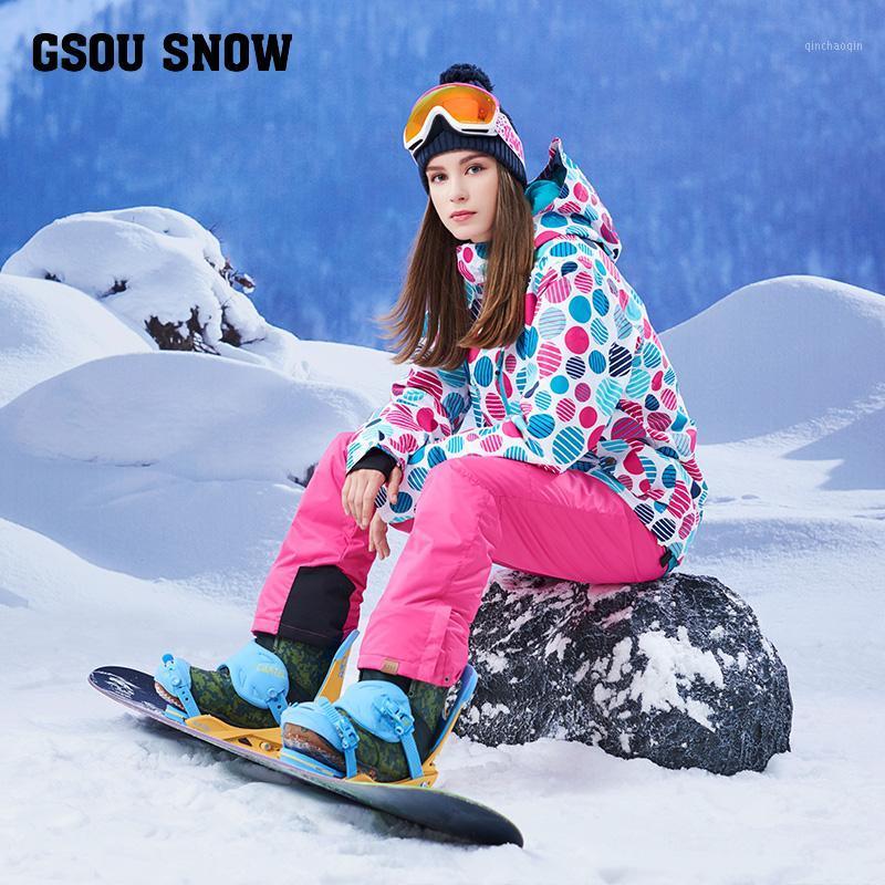 Gsou snow wave point, double Snowboard suit, windproof, waterproof, thickening, warmth, Korea1, One
Gsou snow wave point, double Snowboard suit, windproof, waterproof, thickening, warmth, Korea1, One