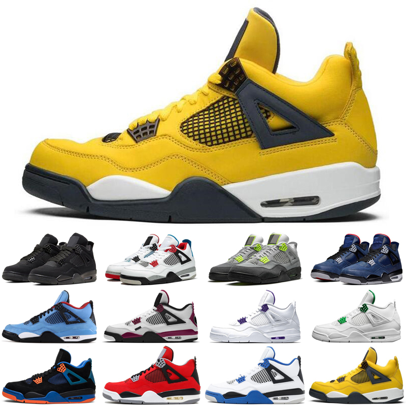 Free shipping jumpman 4 4s Neon black cat men basketball shoes cactus jack Bred Loyal Blue Fire Red mens trainers sports sneakers size 7-13, #29
Free shipping jumpman 4 4s Neon black cat men basketball shoes cactus jack Bred Loyal Blue Fire Red mens trainers sports sneakers size 7-13, #29