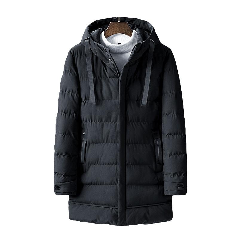 Winter Men's Jackets, Cotton Jackets, Men's Down Mid-length Trendy Thick Padded New Warm Cotton Jackets For, Black
Winter Men's Jackets, Cotton Jackets, Men's Down Mid-length Trendy Thick Padded New Warm Cotton Jackets For, Black