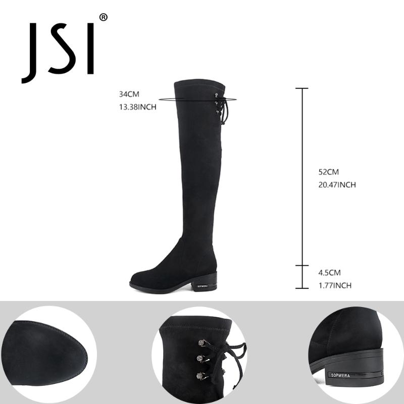 JSI Winter Warm Knee-high Boots Woman Solid Sexy Style Round Toe Long Boots Ladies Middle High Square Heel JC843, Black
JSI Winter Warm Knee-high Boots Woman Solid Sexy Style Round Toe Long Boots Ladies Middle High Square Heel JC843, Black