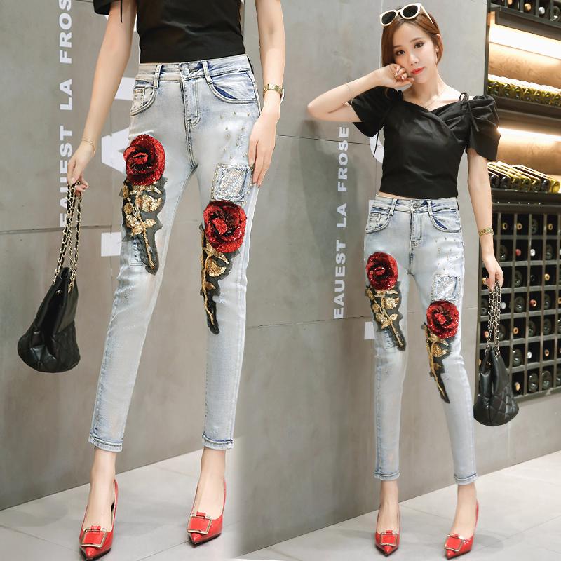 Women Boyfriend Jeans Plus Size Ripped Jeans For Woman Fashion Denim Pants Ankle Slim Cartoon Print Jean C480, As pic
Women Boyfriend Jeans Plus Size Ripped Jeans For Woman Fashion Denim Pants Ankle Slim Cartoon Print Jean C480, As pic