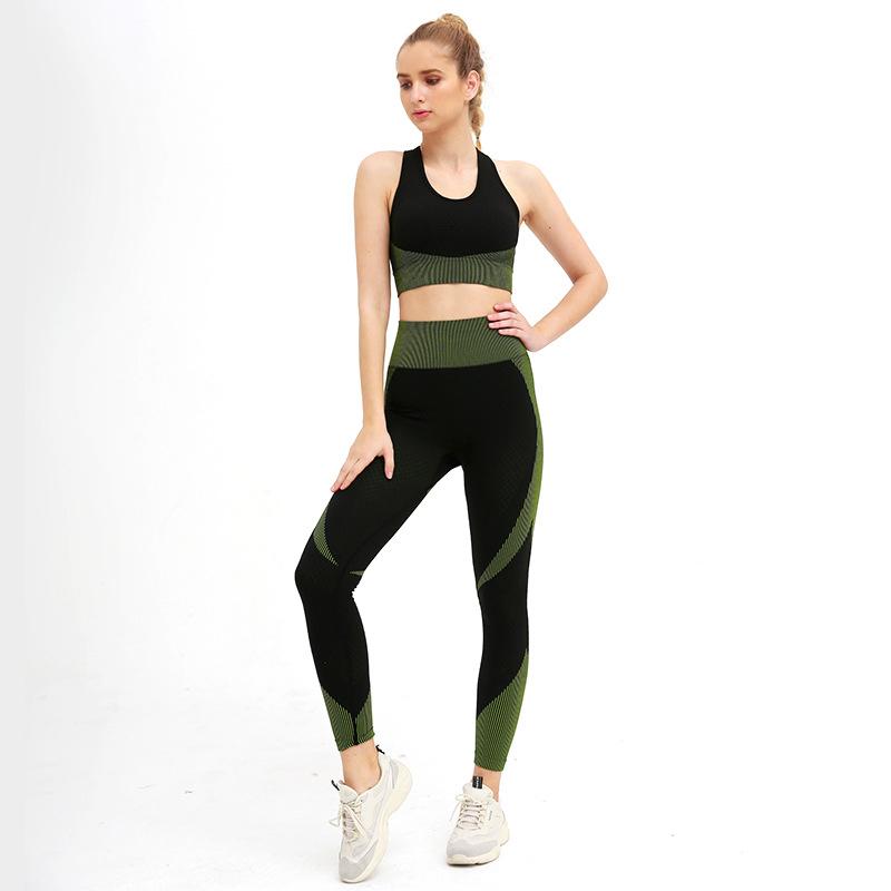 Women' Tracksuit Yoga Set Patchwork Pants Knitting High Waist Fitness Suit For Women Gym Sets Sports Wear, Black 
Women' Tracksuit Yoga Set Patchwork Pants Knitting High Waist Fitness Suit For Women Gym Sets Sports Wear, Black