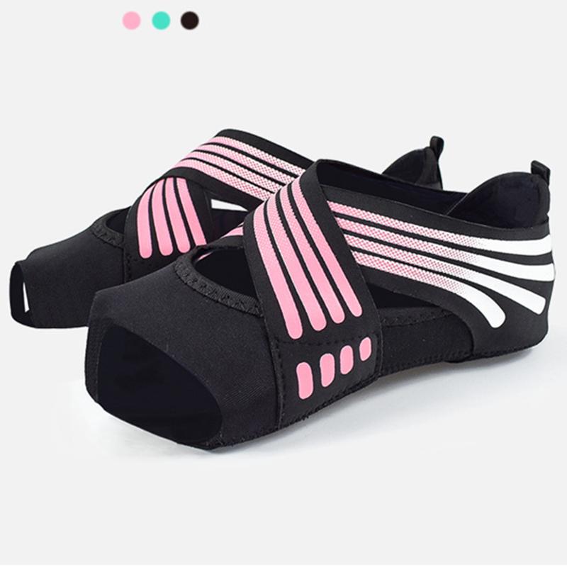 Women's indoor Yoga socks Pilates gymnastics socks antiskid fitness dance five toed Ballerina without back, Black
Women's indoor Yoga socks Pilates gymnastics socks antiskid fitness dance five toed Ballerina without back, Black