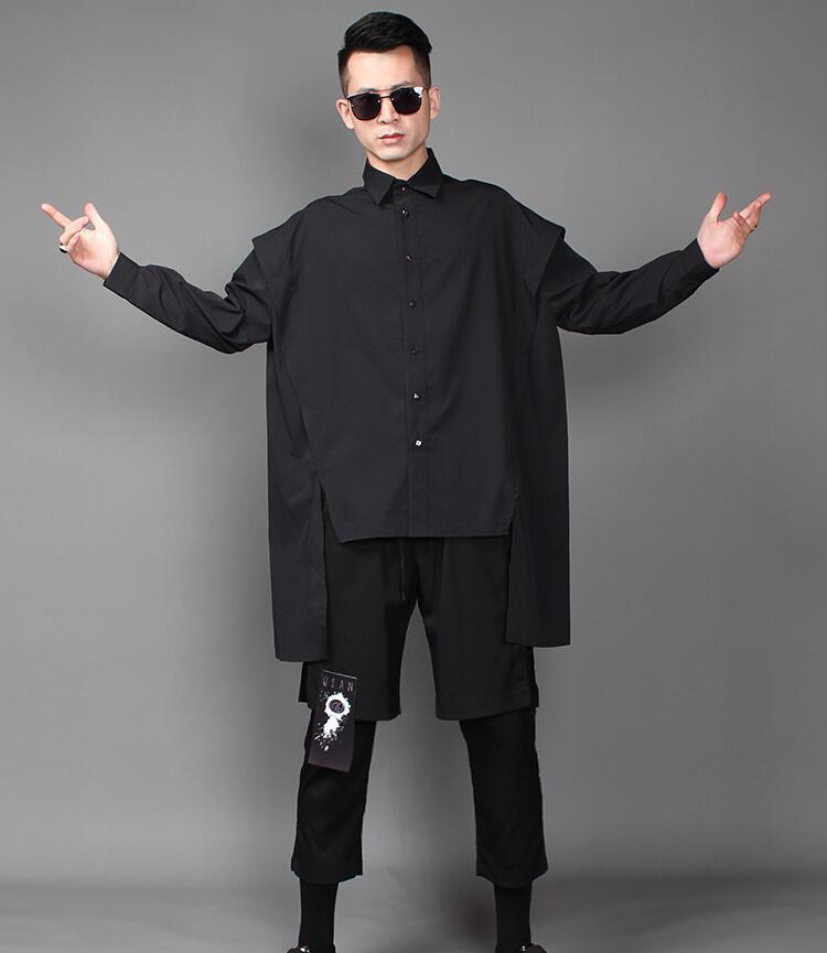 2021 S-6xl!! Spring New Shirt Dihei with Loose Seam Long Sleeveless Shirts Two Mid-length Young Men. 58W1, Black.
2021 S-6xl!! Spring New Shirt Dihei with Loose Seam Long Sleeveless Shirts Two Mid-length Young Men. 58W1, Black.