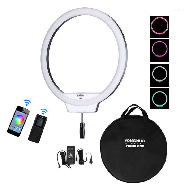 Yongnuo YN608 RGB Full Color Ring LED Video Light 5500K White/Bi-color 3200-5500K Photography Live Selfie Fill Lighting Shooting1
Yongnuo YN608 RGB Full Color Ring LED Video Light 5500K White/Bi-color 3200-5500K Photography Live Selfie Fill Lighting Shooting1