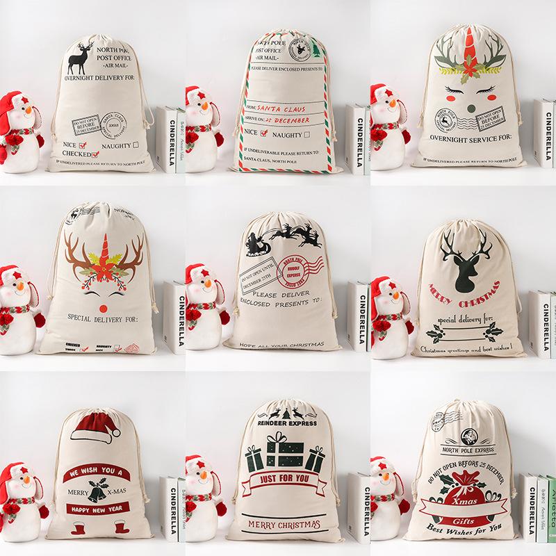 2020 santa sacks 50*70CM pure cotton canvas Cute Candy Gift christmas bag snowman santa claus deer santa sack christmas ornaments pendants, Nude
2020 santa sacks 50*70CM pure cotton canvas Cute Candy Gift christmas bag snowman santa claus deer santa sack christmas ornaments pendants, Nude