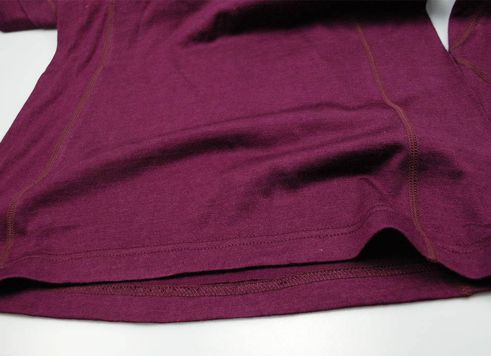 100% Merino Wool Tops shirt Women of wine Thermal Underwear long sleeve light weight Crew Base Layer Tops European 160GSM 201113