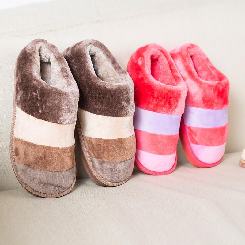 Plus Size Women Plush Slippers Winter Indoor Stripe Warm Couple Slippers Homewear Thicken Fashion Male Shoes Chanclas, Purple
Plus Size Women Plush Slippers Winter Indoor Stripe Warm Couple Slippers Homewear Thicken Fashion Male Shoes Chanclas, Purple