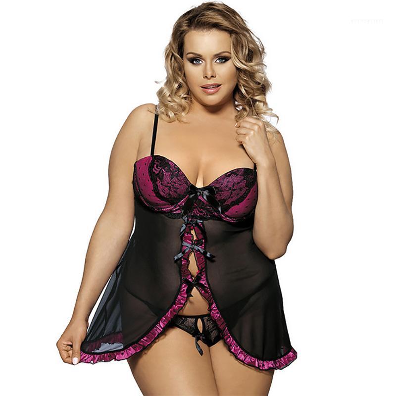 Summer Large Size Sexy Nightgowns Embroidery Lingerie Lace Sleep Skirt Bralette Comfortable Sleep Underwear Dress1, Xg017 pink
Summer Large Size Sexy Nightgowns Embroidery Lingerie Lace Sleep Skirt Bralette Comfortable Sleep Underwear Dress1, Xg017 pink