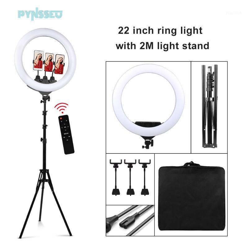 PYNSSEU 22inch Video Ring Lamp with 2M Light Stand Remoter Countrol Phone Holder Photography Ring Light for YouTube Makeup Live1
PYNSSEU 22inch Video Ring Lamp with 2M Light Stand Remoter Countrol Phone Holder Photography Ring Light for YouTube Makeup Live1